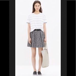 Madewell pleated mini skirt